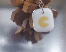 Popular items for pacman keychain on Etsy