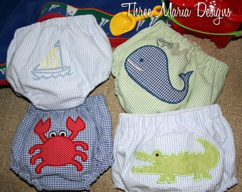 Waterproof Seersucker Swim Diaper Covers