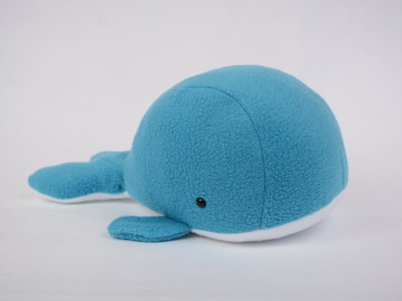 giant blue whale stuffed animal