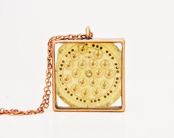 Steampunk necklace - Watch gear necklace - Gear necklace