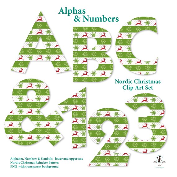 christmas clipart numbers - photo #39