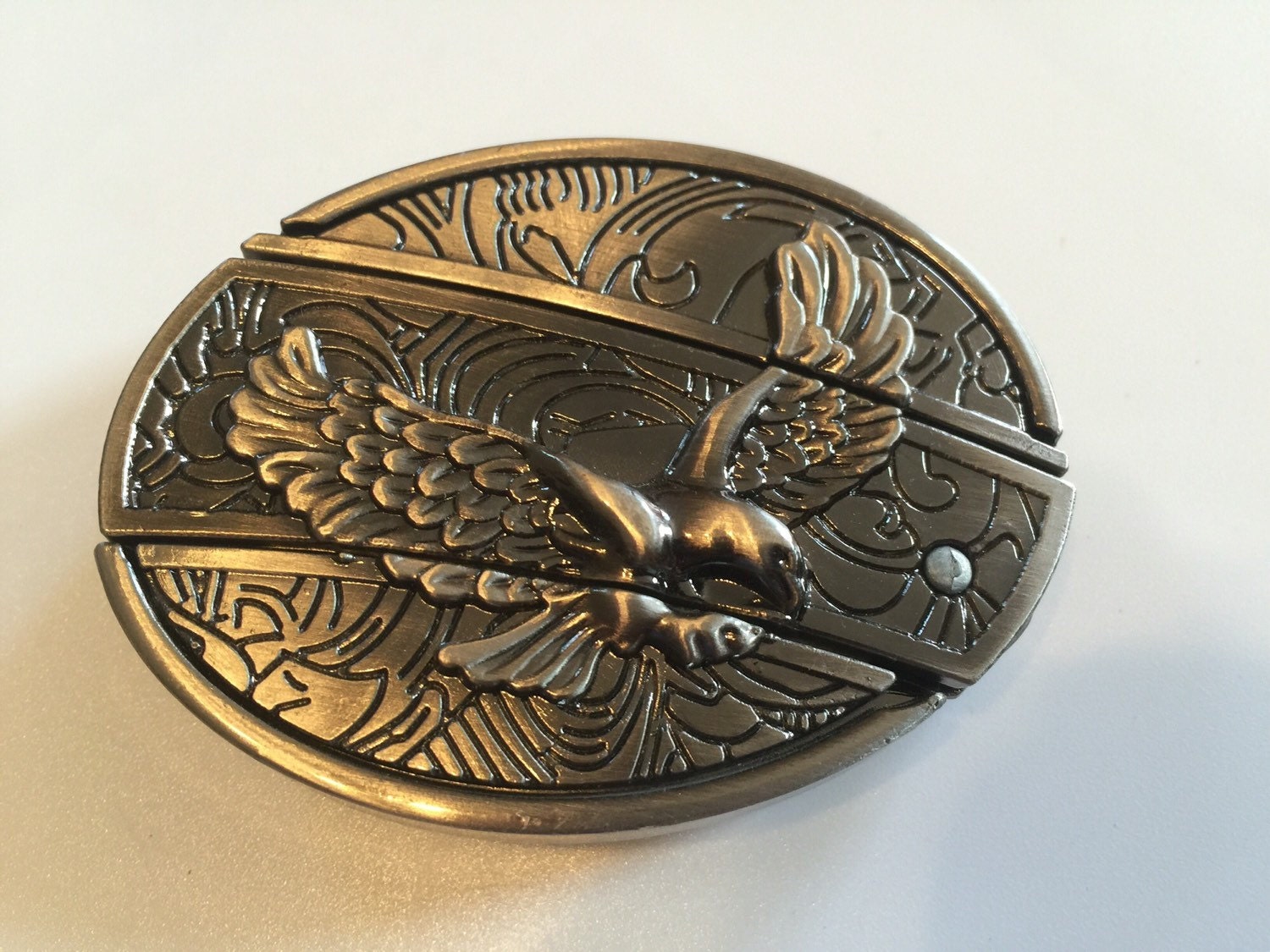 Eagle Belt Buckle with Knife included