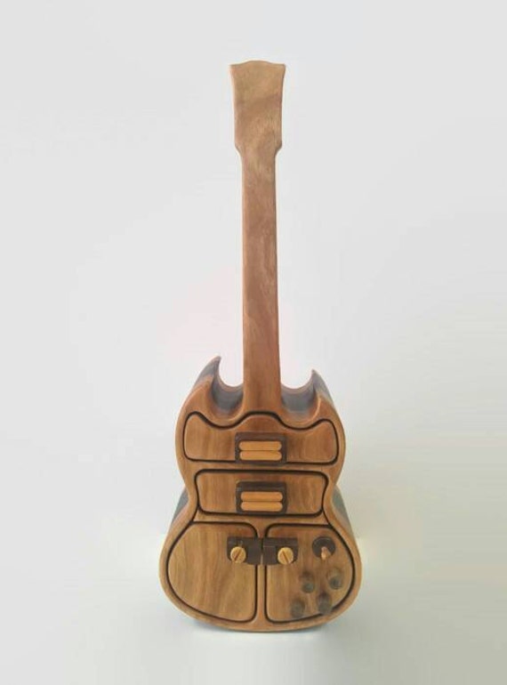 GIBSON SG jewelry box with a hidden drawer guitar by RoysBox