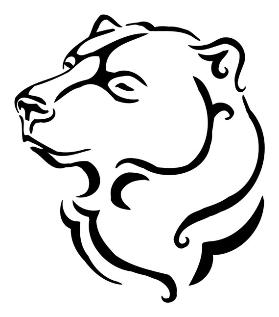 Tribal Bear 5 Die Cut Vinyl for any smooth by ParenandCompany