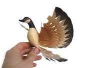 Wooden Bird – Canadian Goose, Hand Carved Woodworking Decor, Hanging Wood Mobile, Ceiling Fan Bird Carving, Folk Art Craft for Bird lovers Wooden Bird – Canadian Goose, Hand Carved Woodworking Decor, Hanging Wood Mobile, Ceiling Fan Bird Carving, Folk Art Craft for Bird lovers