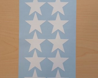 80 Star Decals Peel And Stick Vinyl Star Stickers