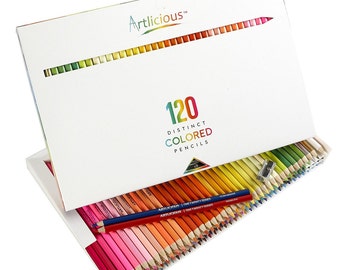 120 crayons de couleur coloriage adulte