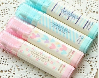 4 Kawaii Cute Erasers, Three Layered Pencil Erasers, Cute Stationery