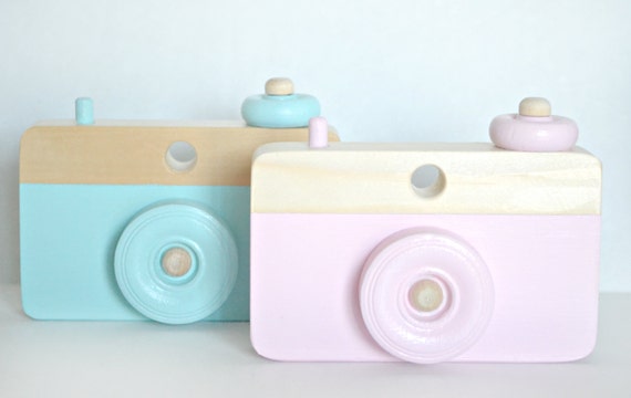 Wooden Toy Camera, Wooden Toys, Wooden Baby Toy, Baby Shower Gift 