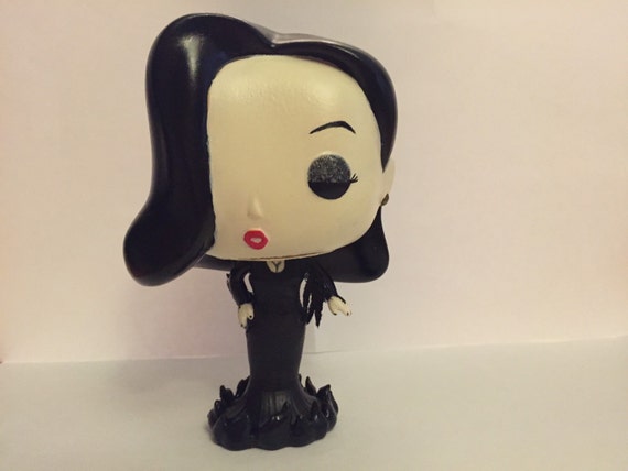 morticia addams pop figure