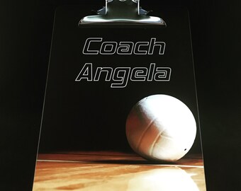 Volleyball, Volleyball coach gifts, Custom Coach clipboard, Volleyball gifts, Volleyball coach, Coaches gift, Volley ball, Volleyball team