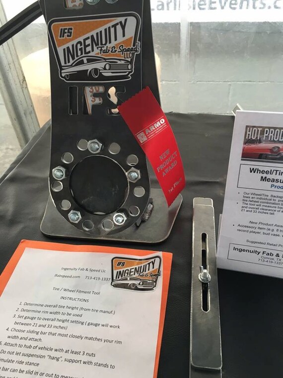 Wheel / Tire Combination Measuring Tool Gauge by IFABSPEED