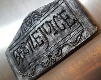 Beetlejuice Refrigerator Magnet
