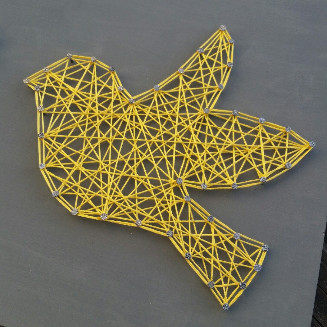 Made to Order String Art Name Sign