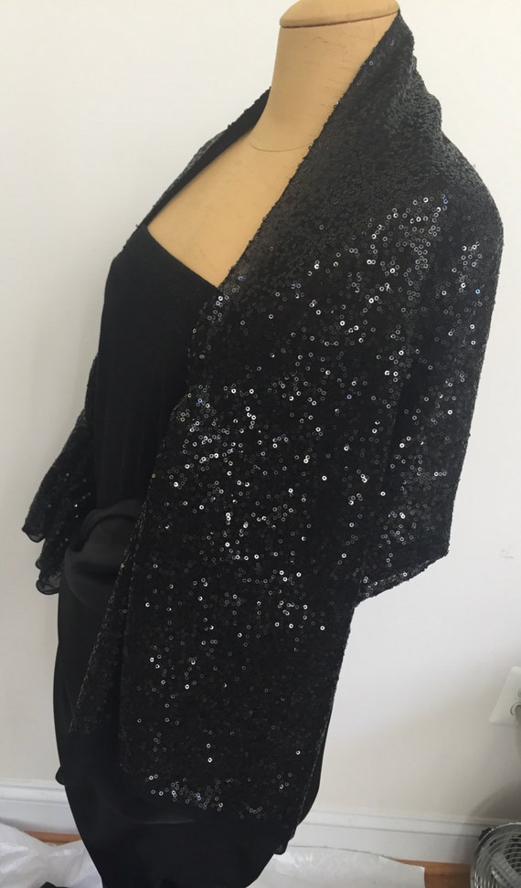 sparkly evening shawl