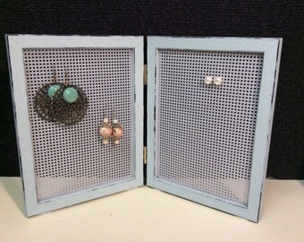 Earring storage, earring frame, earring display, stud earring stand, Jewelry frame, stud earring holder, earring, organizer for earrings