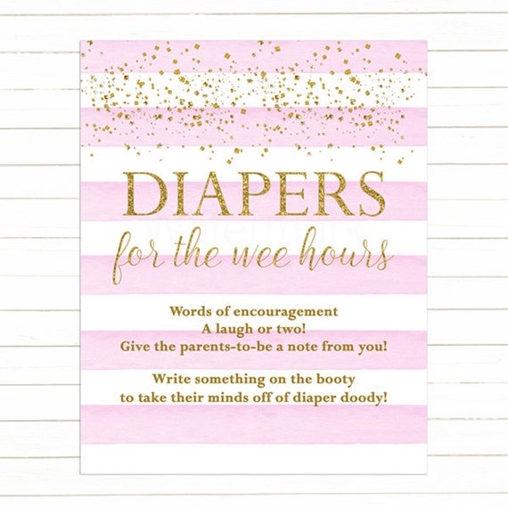 items-similar-to-pink-and-gold-diaper-thoughts-sign-printable-late