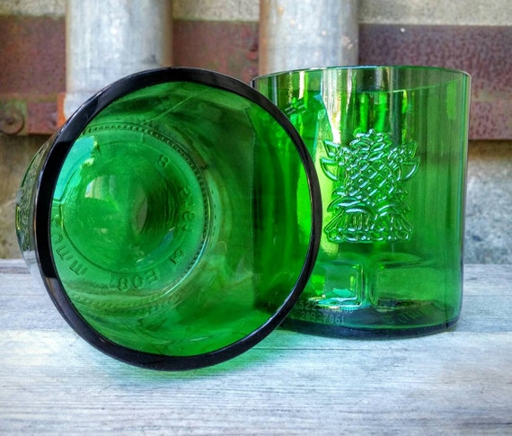 upcycled gin glasses