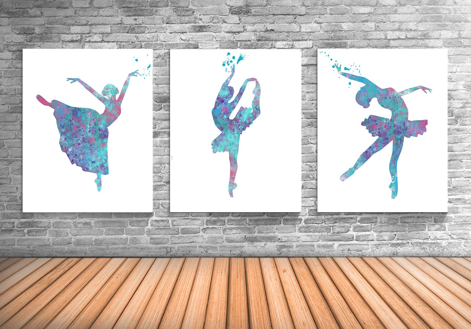 Ballerina Ballet Art Dance Studio Decor Ballerina