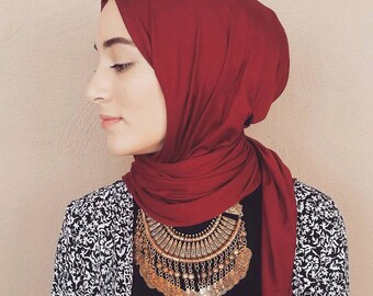 Cotton Jersey Hijab Scarf