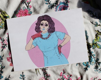 Kim Chi Rupaul's Drag Race Art Print