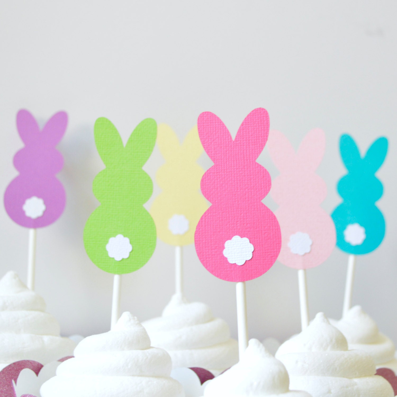 Easter Cupcake Toppers Bunny By the Dozen 12