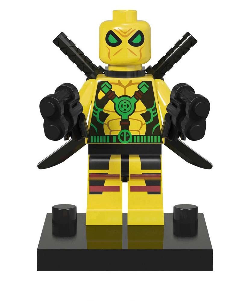 yellow deadpool lego