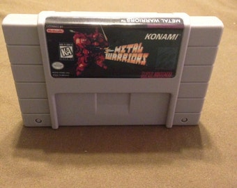 SALE! Metal Warriors Reproduction Super Nintendo Nintendo SNES Game. 16 bit Works on Retron 5!