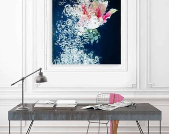 Large Flower Print, Botanical Art, Large Wall Art, Lily Wall Art by Jessica Kenyon