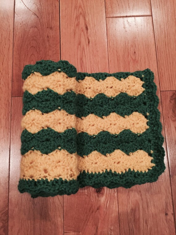 Crocheted Baby Blanket John Deere Baby Blanket Baby Blanket