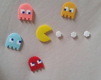 Perler Bead~Pacman Magnet Set