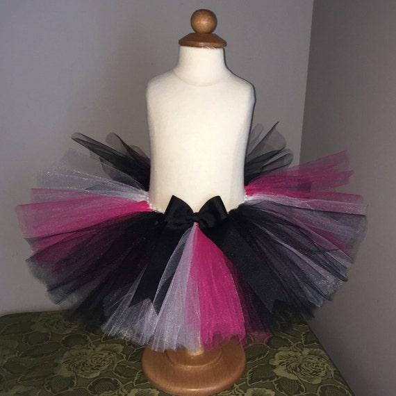 Hot Pink and Black Tutu Pink Black and White Tutu Zebra