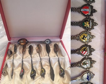 Collectors Demitasse Spoons Silver Plated 1960's Germany Collectibles