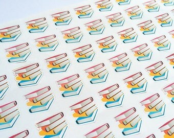 Reading Stickers, Reading Tracker, Book Tracker Stickers, College Stickers, Study Stickers for Erin Condren Planner, Happy Planner Stickers