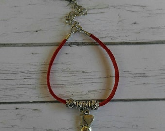 Volleyball Bracelet// Team Colors// Volleyball Mom// Volleyball Gift// Custom Sports Bracelet for Girls// Choose Color & Sports Charm