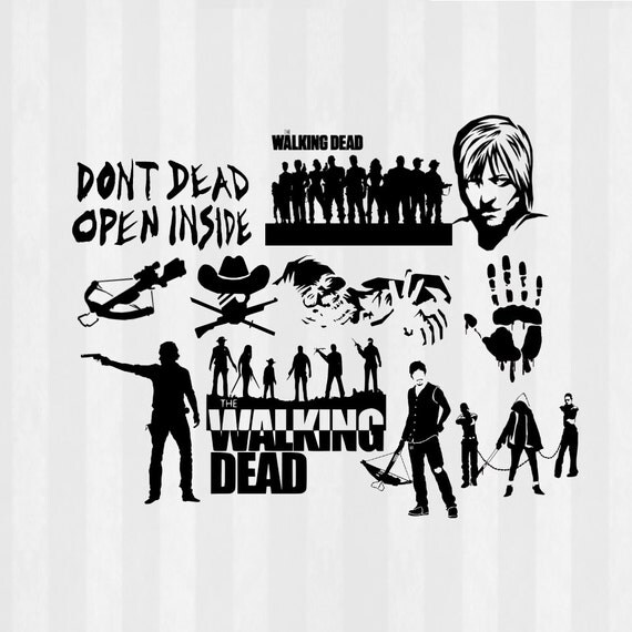 Download The Walking Dead SVG TWD SVG walking dead by 5StarClipart ...