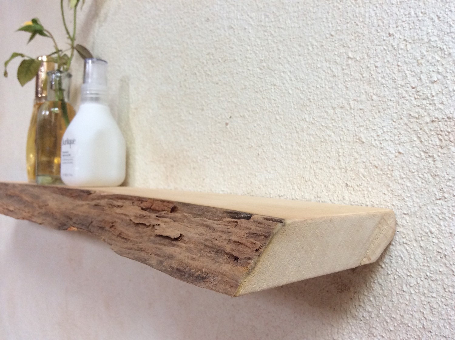 Coastal Decor Floating Shelf Wood Driftwood style Rustic Huon