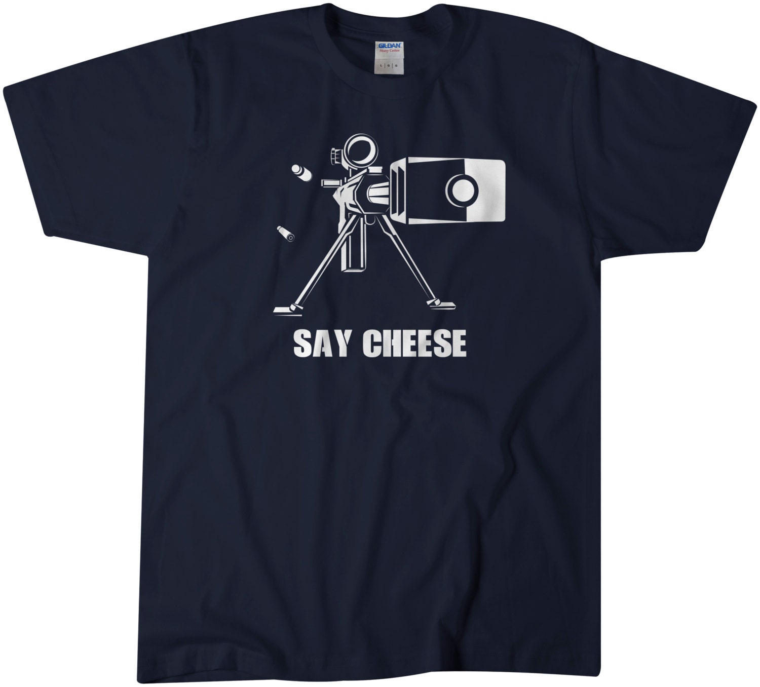 Sniper Tactical Funny Tee Shirt Military Say Cheese