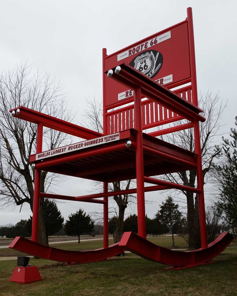 Worlds Largest Rocking Chair Route 66 Roadside Attraction