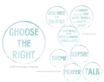 2017 LDS Primary Theme Kit