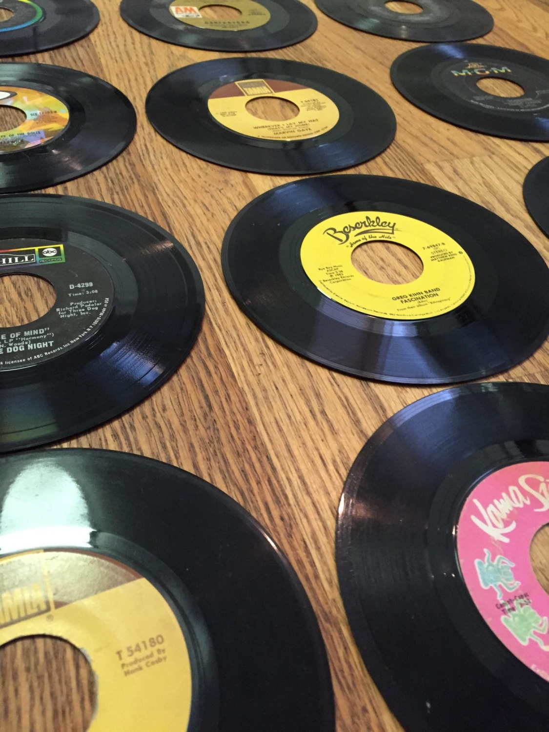 Record Wall Decor 50 7 Vinyl Records Wall