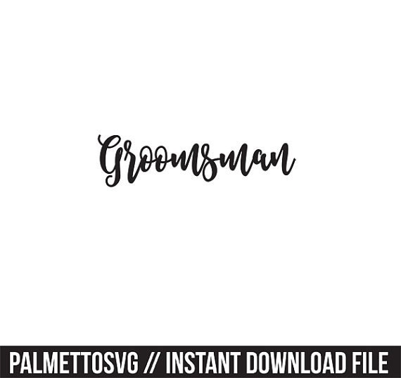 Download groomsman svg dxf file instant download silhouette by ...