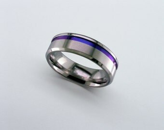 zirconium wedding band anodised zirconium ring purple blue wedding band mens wedding ring - Purple Wedding Ring zirconium wedding band anodised zirconium ring purple blue wedding band mens wedding ring - Purple Wedding Ring
