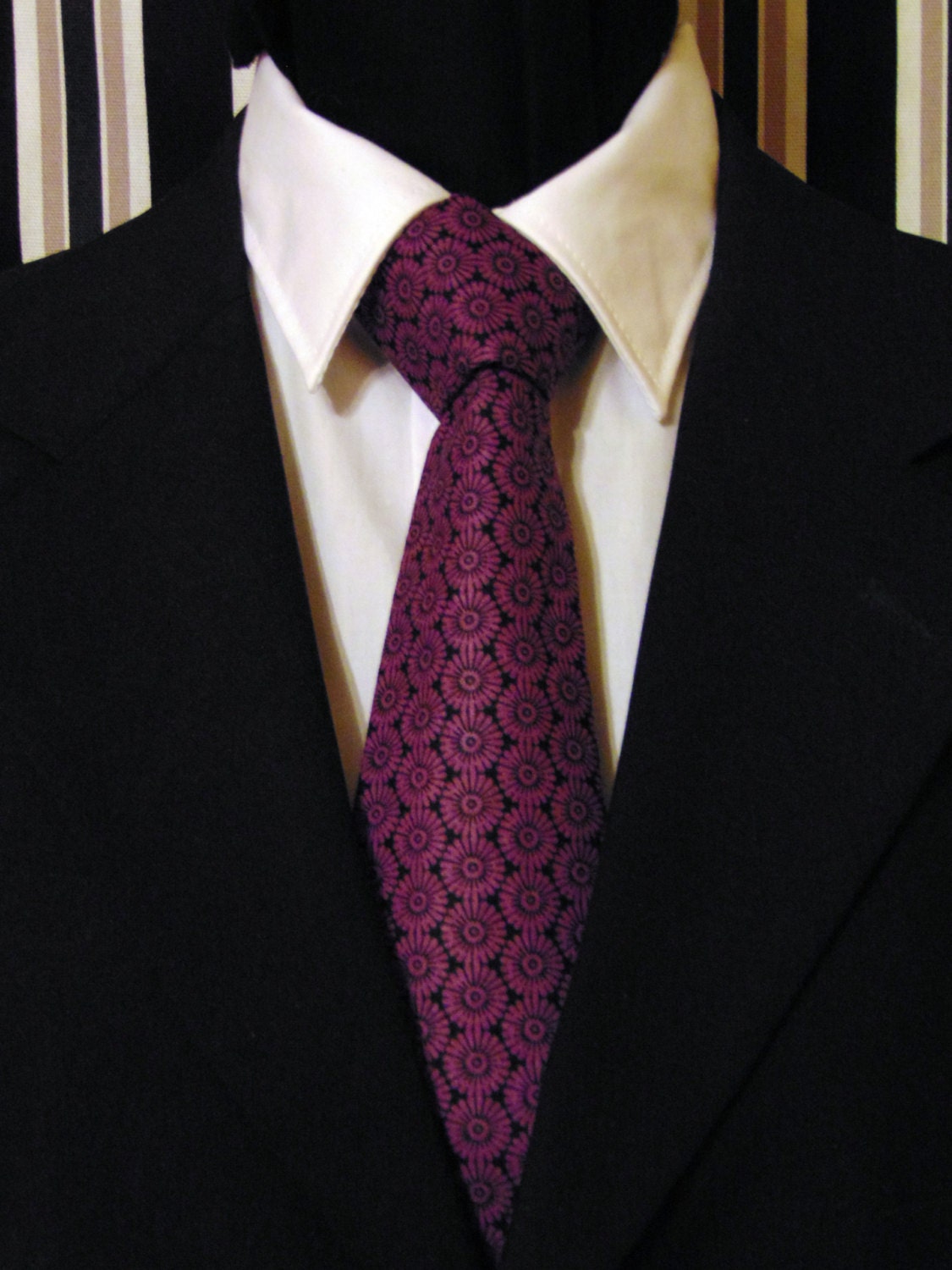 Purple Necktie Purple Tie Mens Necktie Mens Tie Purple