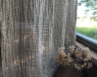 Linen Curtain Panel, Window Curtains, Sheer Curtains, Burlap Curtains, Linen Drapes, Long Curtain, Linen Curtains, Curtain Panels, Boho
