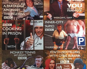 Alan Partridge Postcards (Packs of 6, 3 and 1)