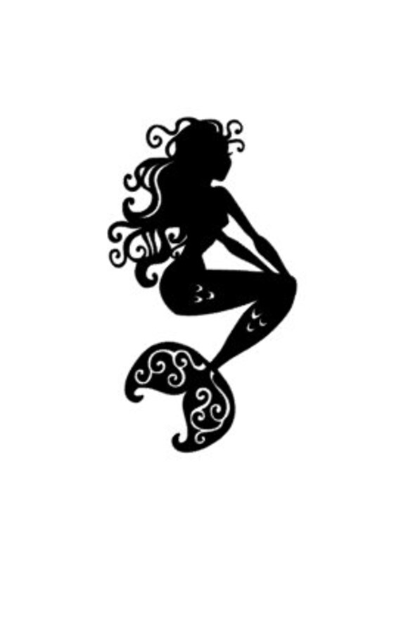 Mermaid Vinyl Decal / Mermaid / Beach Decal / by BNRCustomDesign