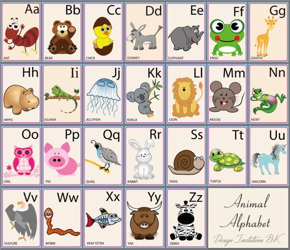 animal-alphabet-flash-cards-cartoon-by-designinvitationsbk