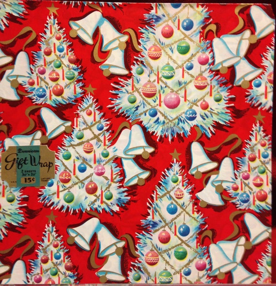 etsy christmas wrapping paper