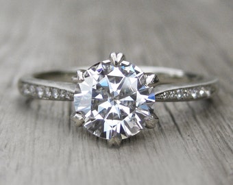 Moissanite engagement rings denver